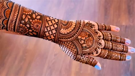 Aggregate more than 81 mehndi full hand easy design super hot - seven ...