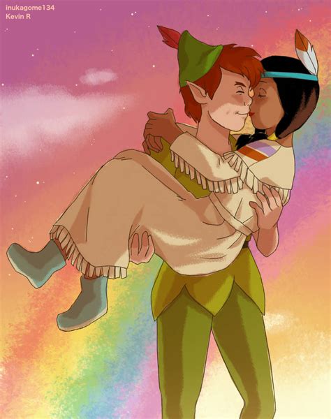 Peter Pan and Tiger Lily by inukagome134 on DeviantArt