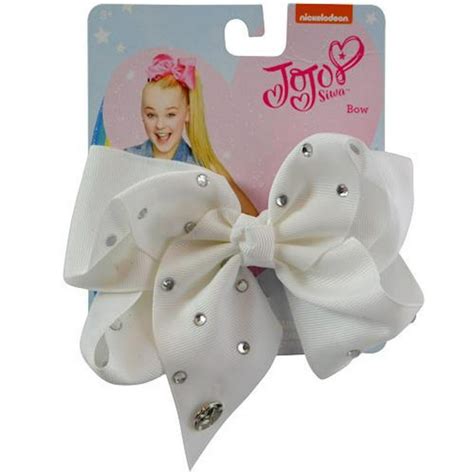 JoJo Siwa - Jojo Siwa White Rhinestone Signature Bow - Walmart.com - Walmart.com