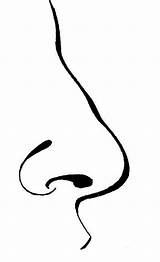 Coloring Nose Nez Pages Para Nariz Dibujo Nase Lips Neus Malvorlage  sketch template