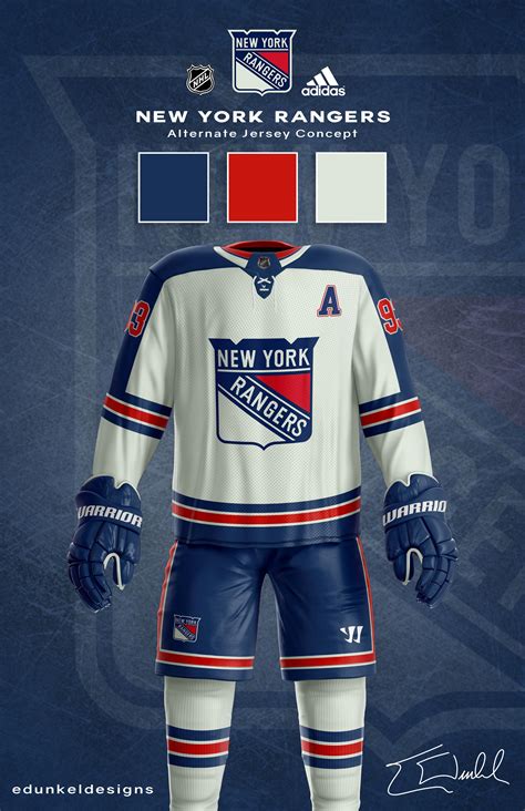 New York Rangers - Alternate Jersey Concept : rangers