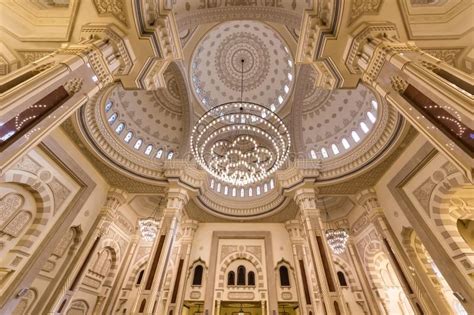 Al Noor Mosque in Sharjah, UAE. SHARJAH, UAE - DECEMBER 04, 2017 ...