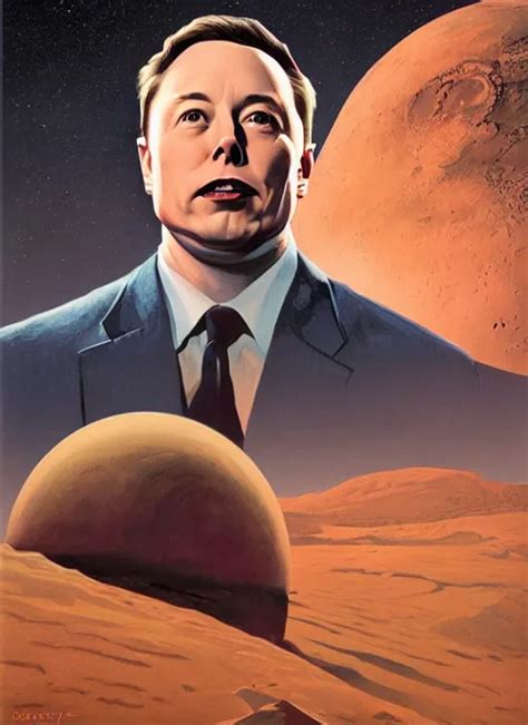 portrait of elon musk ) ) ) by chesley | Stable Diffusion | OpenArt