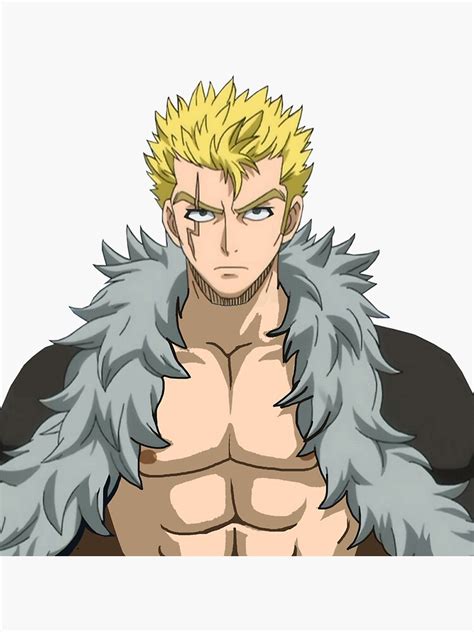 "Laxus Dreyar (Fairy Tail)" Sticker by kawaiicrossing | Redbubble