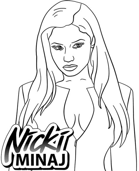 Printable picture of Nicki Minaj