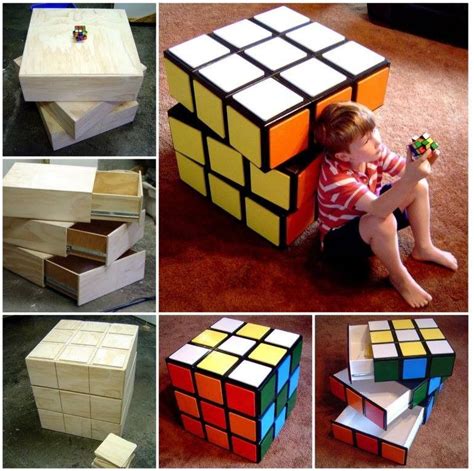 DIY Rubik’s Cube Chest Drawers Tutorial | Cube drawers, Rubiks cube, Home diy
