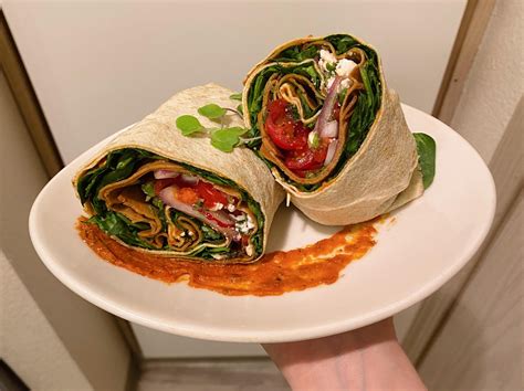 veg wrap 🥗🌯 263 kcals : r/goodrestrictionfood