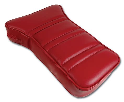 Center Armrest- Red Leather For 1977-1978 Corvette - RPIDesigns.com