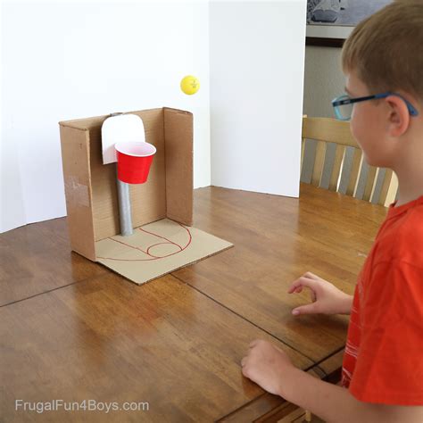 Cardboard Carnival Games {Challenge for Kids} - Frugal Fun For Boys and Girls