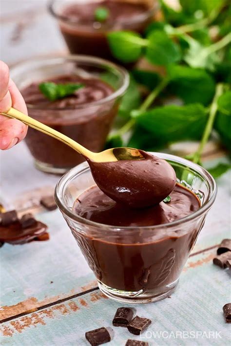 Sugar-Free Chocolate Pudding - Low Carb Spark