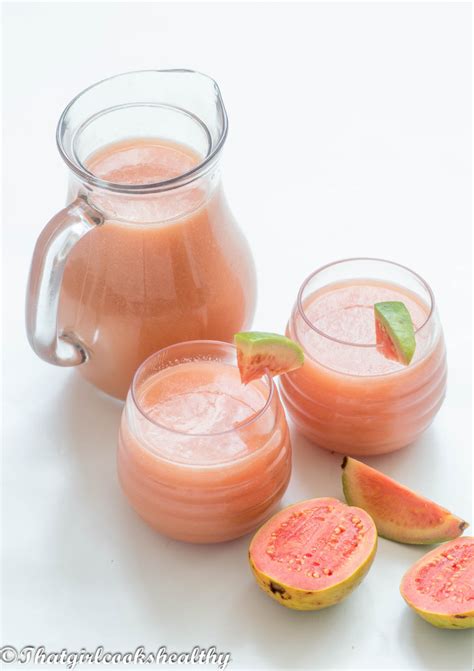 Guava Juice Recipe - That Girl Cooks Healthy