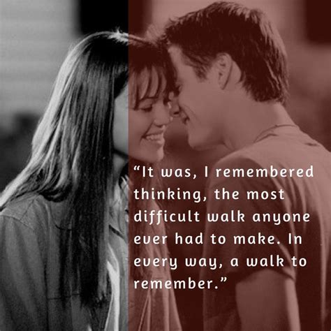 Love Quotes From Movie A Walk To Remember | Remember quotes, A walk to remember quotes, Walk to ...