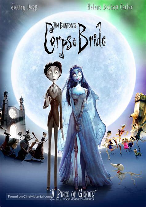 Corpse Bride (2005) dvd movie cover