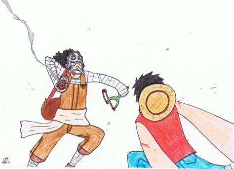 Usopp vs Luffy by Lobotomias on DeviantArt