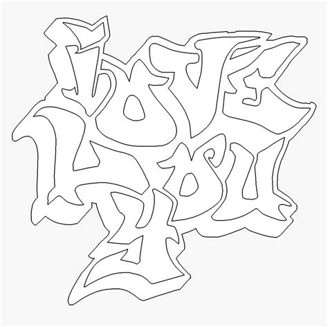 28 Collection Of I Love You Graffiti Coloring Pages - Graffiti I Love ...