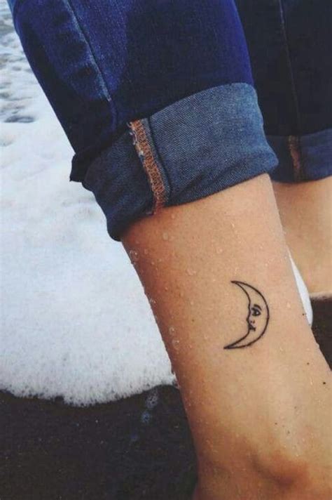 Cute Small Moon Tattoo - Small Meaningful Tattoos - Meaningful Tattoos ...