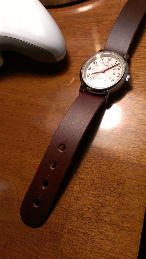 $4 leather nato strap. | Mens fashion watches, Wrist wear, Leather