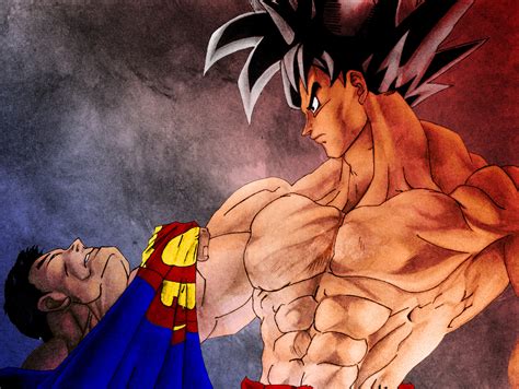 Dragon Ball Z Goku Vs Superman