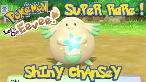 SHINY CHANSEY Pokemon Lets Go - YouTube