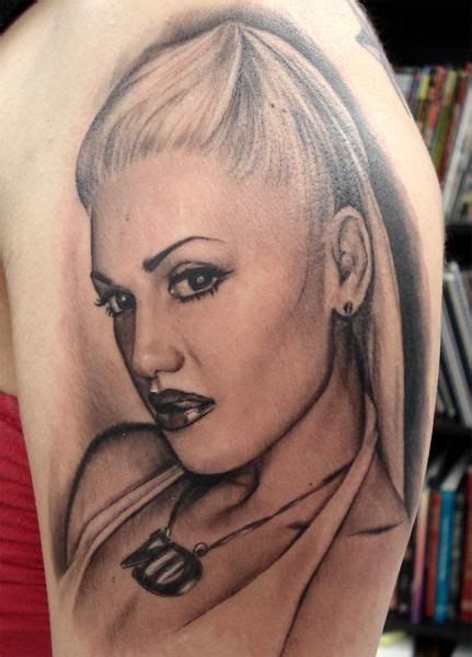 http tattoopics org gwen stefani portrait tattoo doubt tattoos tattoos