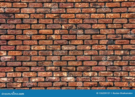 Background of Old Vintage Red Brick Wall Stock Image - Image of pattern, building: 126259137