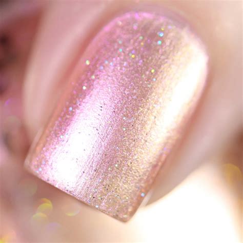 Cultured Pearl Pink Nail Polish Pearlescent Shimmer Holo - Etsy