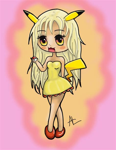 Pikachu Chibi Girl by xhauntedpassionx on DeviantArt