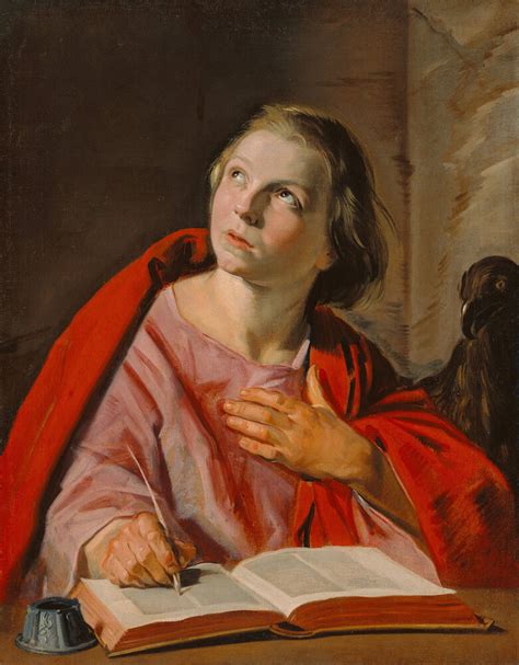 A discussion of Saint John the Evangelist by Frans Hals