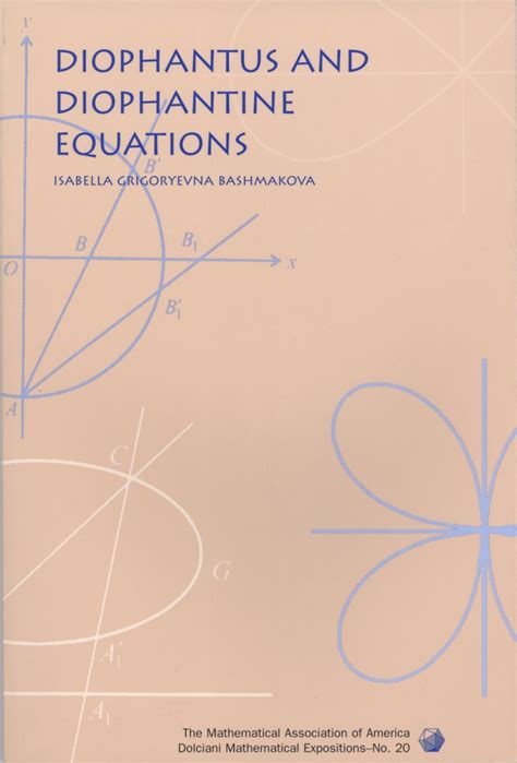 Diophantus and Diophantine Equations ... | Diophantine equation ...