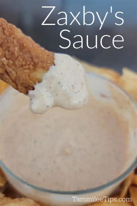 Copycat Zaxbys Sauce Recipe - Tammilee Tips