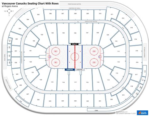 Vancouver Canucks Seating Charts at Rogers Arena - RateYourSeats.com