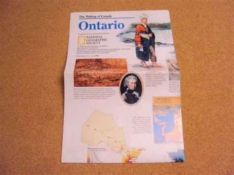 VINTAGE NATIONAL GEOGRAPHIC Magazine June 1996 Map Ontario Making Of Canada $1.00 - PicClick