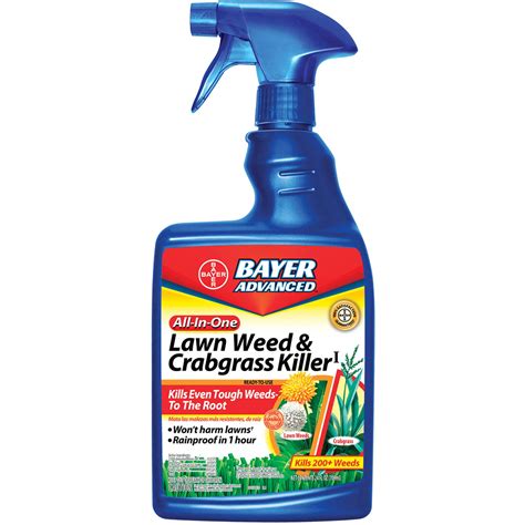 BAYER ADVANCED All-In-One Lawn Weed & Crabgrass Killer 24 oz RTU - Walmart.com