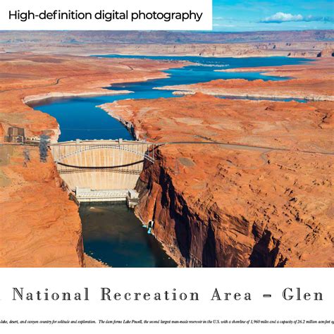 Glen Canyon Dam Panoramic Print