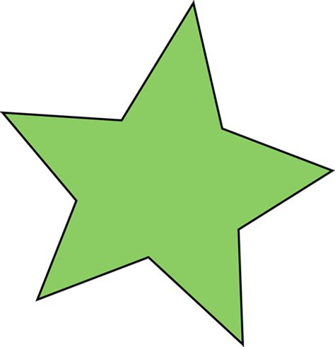 green star clip art - Clip Art Library