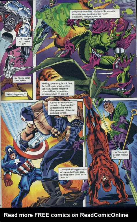 Read online DC vs. Marvel comic - Issue #1