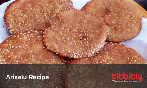 How To make Ariselu? | Instant Ariselu Recipe - Titbitly