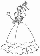Princess Wand Coloring Pages sketch template