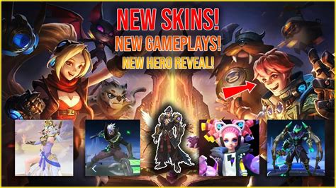 MOBILE LEGENDS ALL NEW SKINS! ML NEW HERO REVEAL! ML NEW GAMEPLAY AND MORE! - ML LATEST UPDATE ...