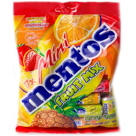 Mentos Mini Fruit Mix Bag • Mentos Sugar-Free Gum & Candies • Gumballs ...