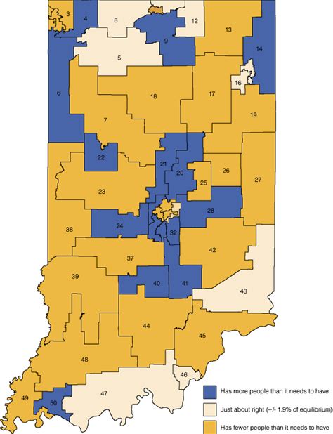 Uneven Population Growth Means Significant Changes Ahead for Indiana's Legislative Districts ...