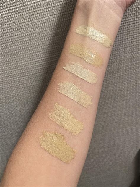 RCMA Liquid Foundation Swatches! : r/OliveMUA