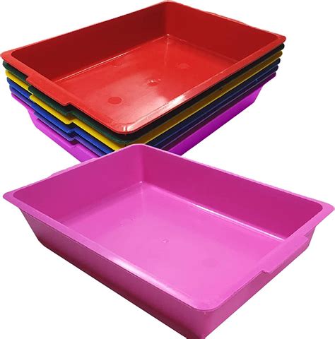 CAT LITTER TRAY SMALL / MINI SIZE KITTEN TOILET TRAY PLASTIC STRONG ...