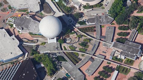 Aerial Photos Reveal Latest Progress on EPCOT Entrance Fountain Project