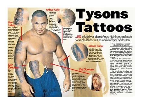 Mike Tyson Tattoos – Celebrities Tattooed