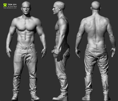 Reference Character Models - Page 6 | Male Anatomy | Pinterest ...