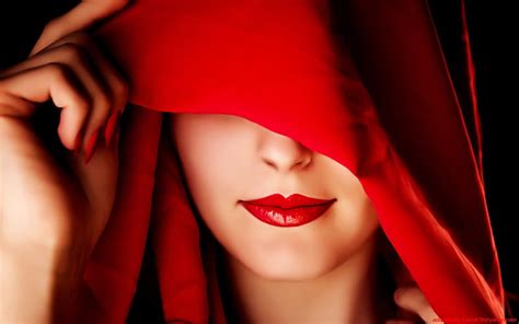 Lady in red, , people lips, woman, HD wallpaper | Peakpx