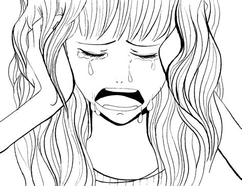 Girl Crying Drawing at GetDrawings | Free download