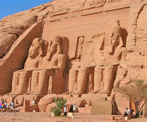 egypt, aswan, abu simbel, nile, river, temple, ruins, ancient, blue sky, pharaoh, folk | Pikist