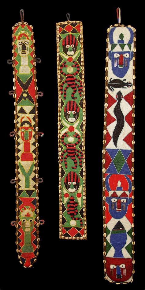 Yoruba Beaded Sashes 37-39